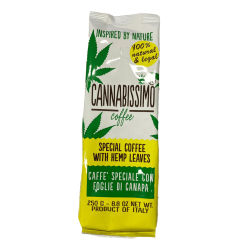 Cannabissimo Ground Coffee with Hemp Leaves (250g)