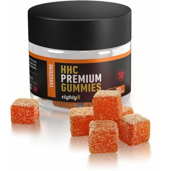 Eighty8 HHC Gummies Tangerine, 10 pcs, 250mg