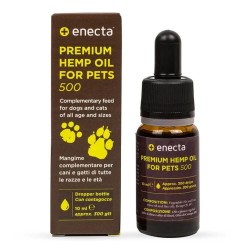 Enecta 5% 500mg CBD Oil for Pets with Omega 3 and Vitamin E (10ml)