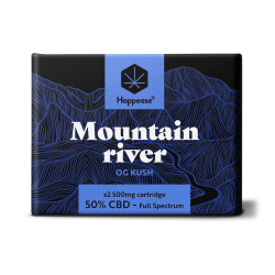 Happease Vape Refills 85% CBD Mountain River 2-Pack