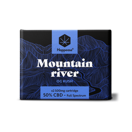 Happease Vape Refills 85% CBD Mountain River 2-Pack