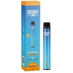 Orange County CBD Disposable Vape Pen 250 CBD + 250mg CBG Cool Menthol