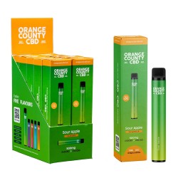 Orange County CBD Disposable Vape Pen 250 CBD + 250mg CBG Sour Apple